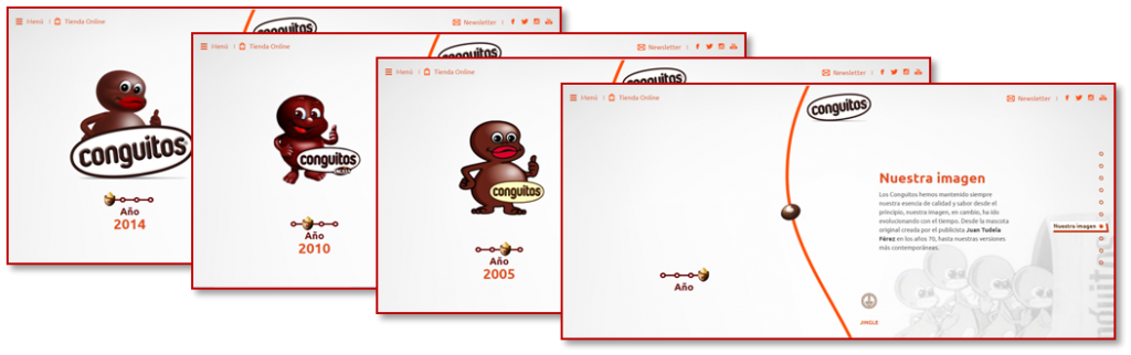 Conguitos Logo en web